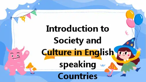 英语国家社会与文化入门PPT(unit1-2)