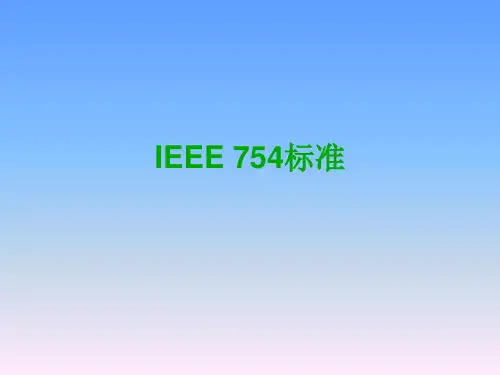 IEEE 754标准