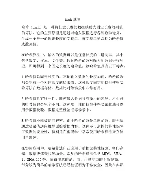 hash原理