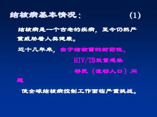 结核病试验室诊断课件