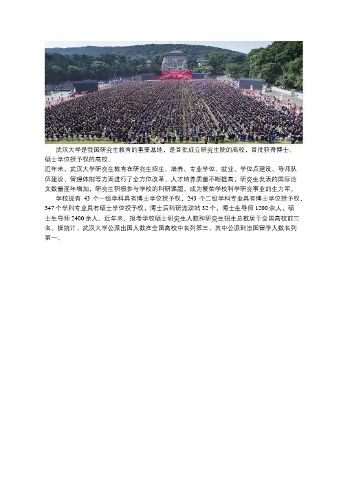武汉大学生人数