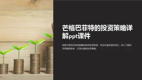 《芒格巴菲特的投资策略详解ppt课件》