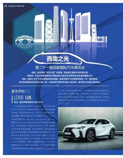 西南之光——第二十一届成都国际汽车展览会