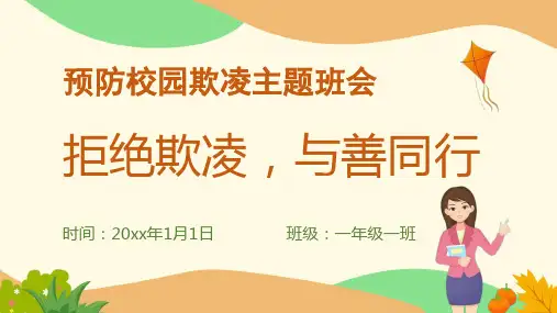 预防校园欺凌ppt课件(一共23张)