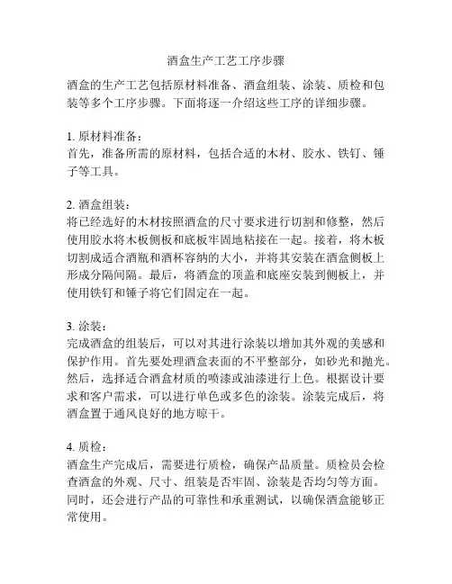 酒盒生产工艺工序步骤