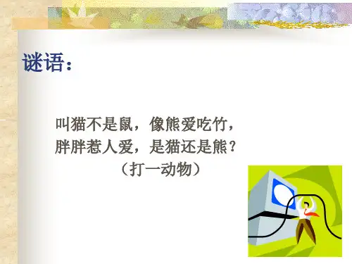 谜语歌创编