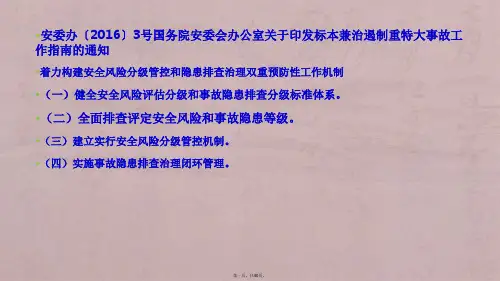 “双控”机制建设培训资料