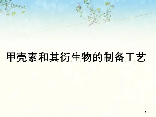 甲壳素与其衍生物制备工艺