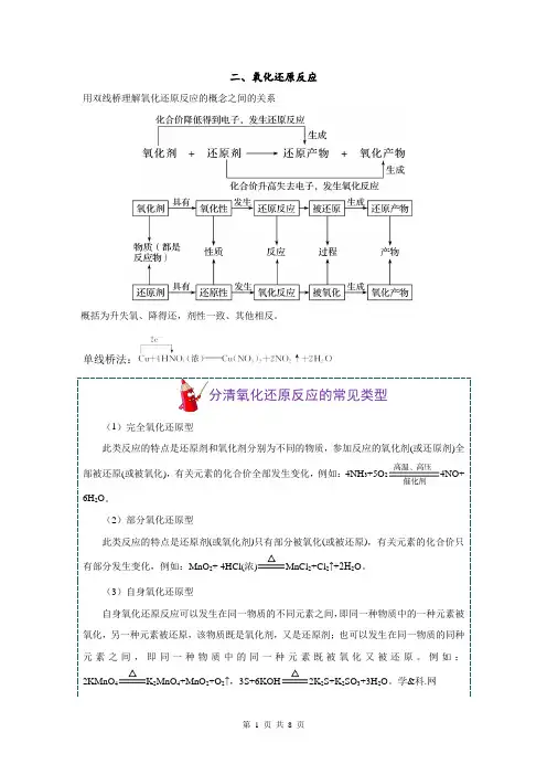 氧化还原反应