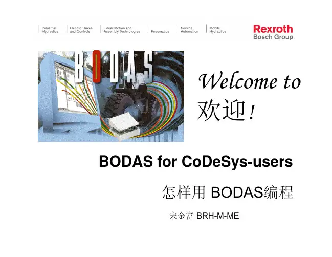 怎样用BODAS编程