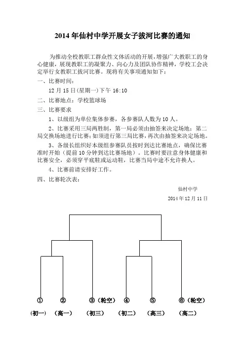 通知及轮次表