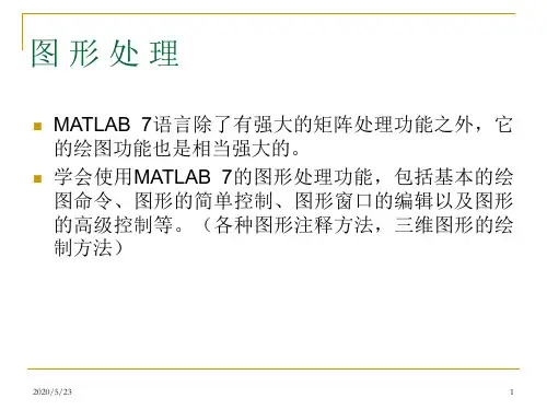 MATLAB7.0绘图教程.ppt