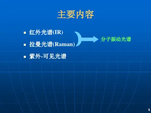 第八讲拉曼光谱分析