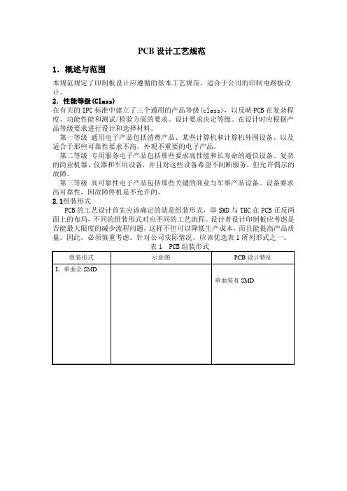 PCB板焊盘及通孔的设计规范
