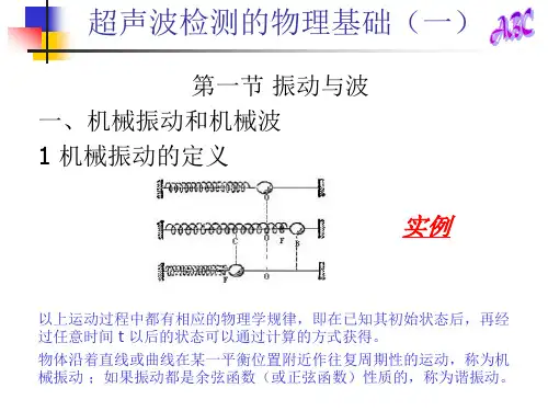 超声波检测的物理基础.