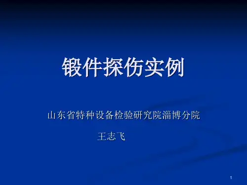 锻件探伤实例讲解