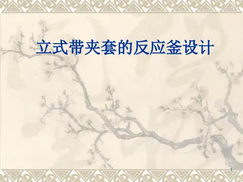 化工设备反应釜课程设计PPT课件
