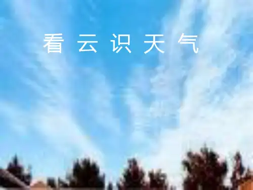 《看云识天气》ppt课件 