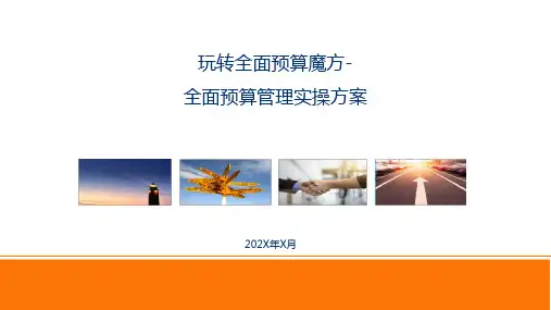 全面预算管理实操方案