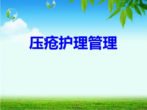 压疮护理管理 ppt课件