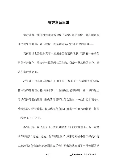 畅游童话王国