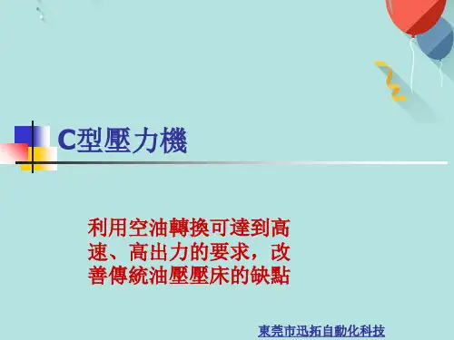 四柱型压力机PPT资料优选版