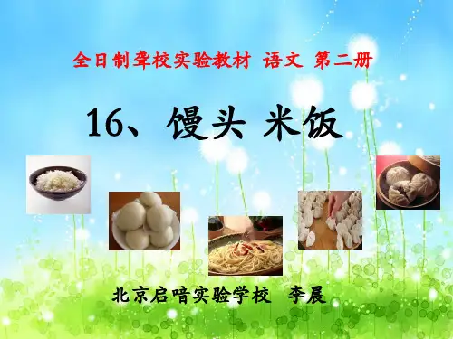 16聋校实验教材米饭馒头-