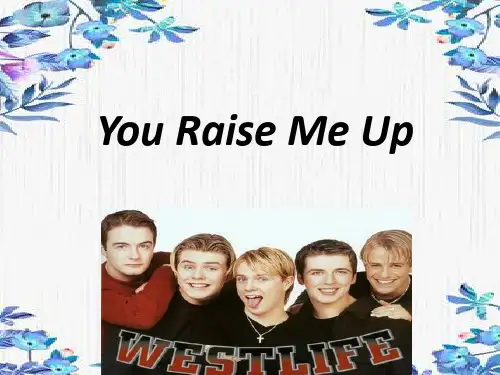 raise up(励志英文歌词,中英对照)