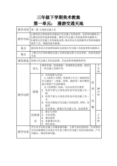 古老的交通工具