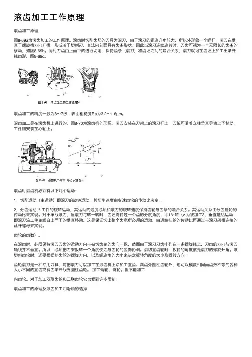 滚齿加工工作原理