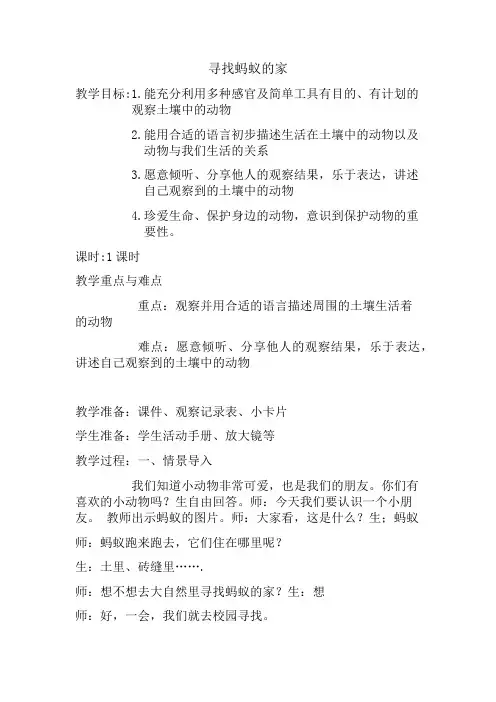 寻找蚂蚁的家[2]
