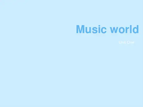 大学英语课件--music word.ppt