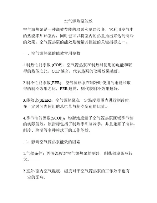 空气源热泵能效
