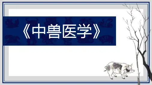 中兽医学的发展概况11
