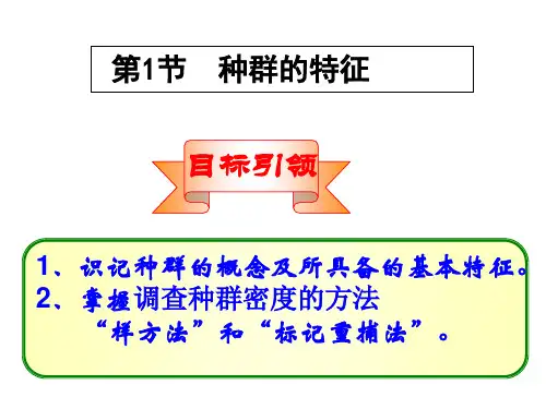 4.1种群的特征-课件