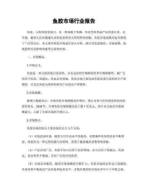 鱼胶市场行业报告