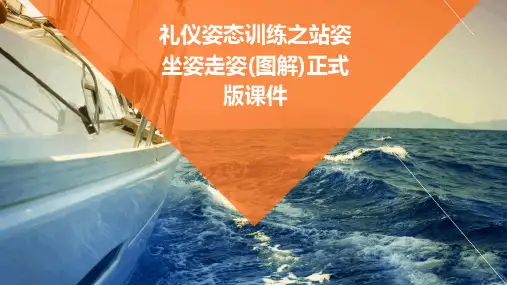 礼仪姿态训练之站姿坐姿走姿(图解)正式版课件