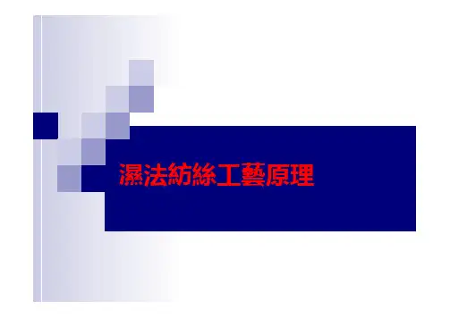 湿法纺丝原理