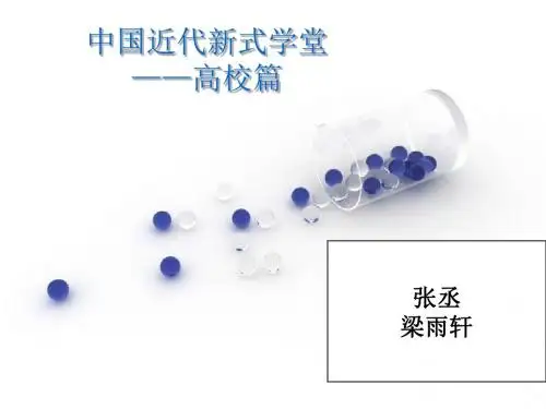 中国近代教育的变革PPT课件 人教版2