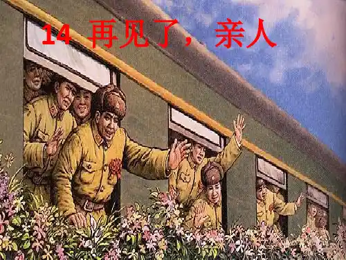 五年级下册语文课件-14再见了亲人人教新课标共23张PPT
