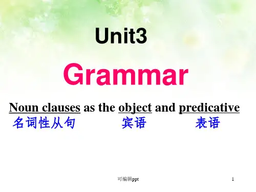 宾语从句详解ppt课件