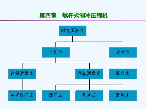 第四章螺杆式制冷压缩机