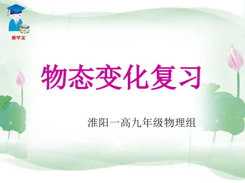 物态变化物理复习专题课件