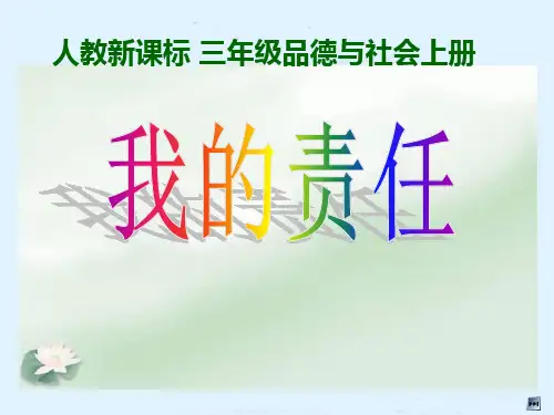 《我的责任》我的角色与责任PPT课件三
