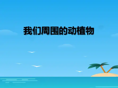 《我们周围的动植物》PPT下载[优秀课件资料]