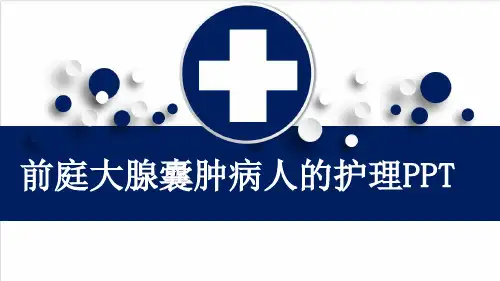 前庭大腺囊肿病人的护理PPT