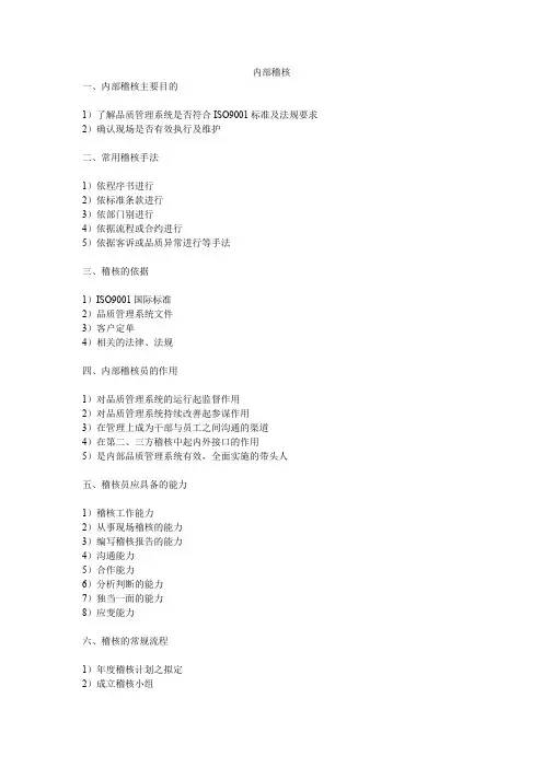 内部稽核