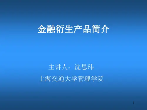 金融衍生产品简介ppt(45张)