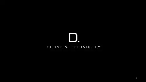Definitive 定制音箱