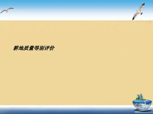 耕地质量等别评价
